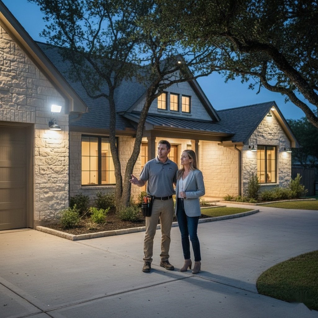 Emergency Floodlight Installation Austin Tx