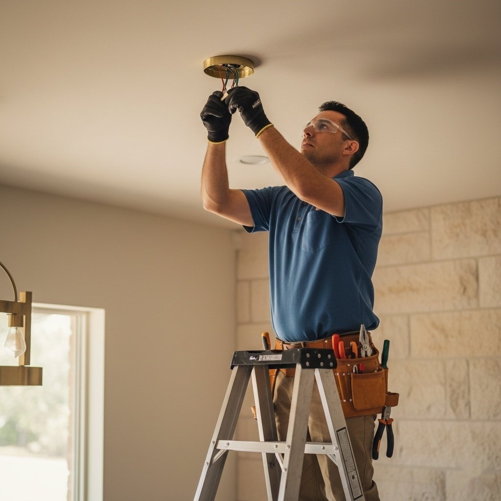 Licensed Floodlight Installation Austin Tx