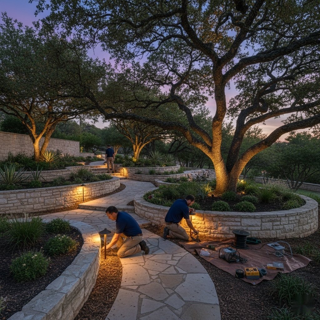 Professional LED Lighting Installation Near Austin Tx